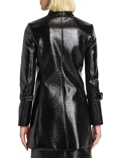 Courrèges Women's Double-Breasted Vinyl Coat | Thumbnail 5 Courrèges Women's Double-Breasted Vinyl Coat | Thumbnail 5
