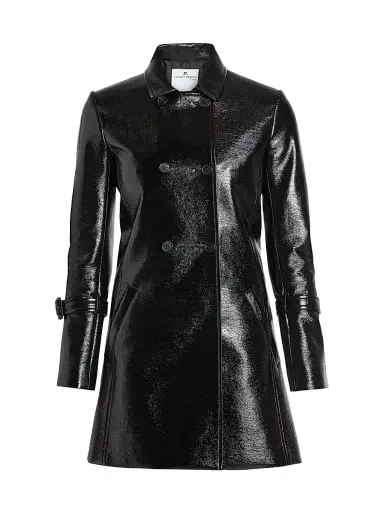 Courrèges Women's Double-Breasted Vinyl Coat | Thumbnail 1 Courrèges Women's Double-Breasted Vinyl Coat | Thumbnail 1