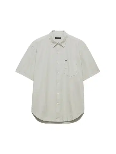 Prada Men's Short-Sleeved Cotton Shirt - Light Grey - Size XXL | Thumbnail 1