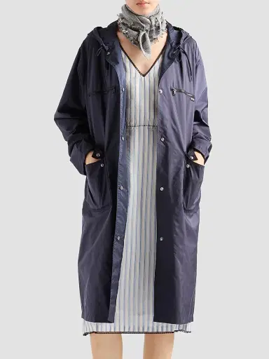 Prada Women's Striped Dress with Bow - Blue - Size 12 | Thumbnail 2 Prada Women's Striped Dress with Bow - Blue - Size 12 | Thumbnail 2
