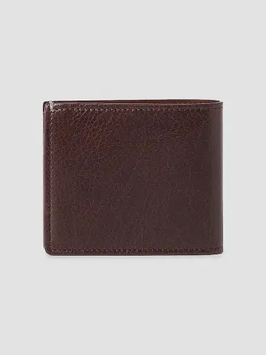 Brunello Cucinelli Men's Brushed Leather Wallet - Brown | Thumbnail 2