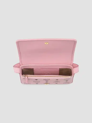 MCM Women's Aren Faux Visetos Leather Wallet-on-Chain | Thumbnail 4 MCM Women's Aren Faux Visetos Leather Wallet-on-Chain | Thumbnail 4