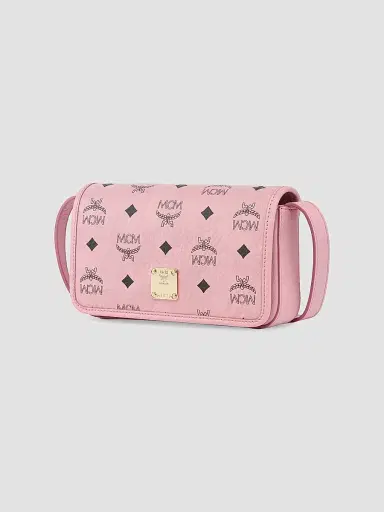 MCM Women's Aren Faux Visetos Leather Wallet-on-Chain | Thumbnail 5 MCM Women's Aren Faux Visetos Leather Wallet-on-Chain | Thumbnail 5