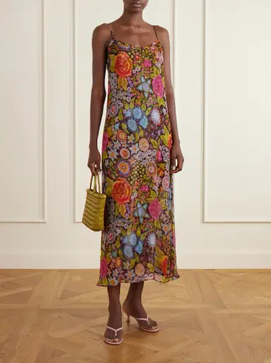 ALIX OF BOHEMIA Athens Bloom Mirage floral-print crepon midi dress | Thumbnail 2 ALIX OF BOHEMIA Athens Bloom Mirage floral-print crepon midi dress | Thumbnail 2