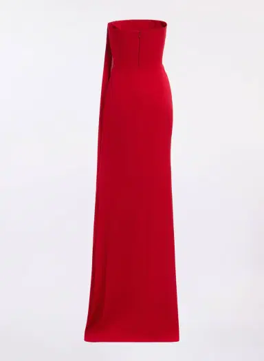 Elie Saab Strapless Silk Long Dress | Thumbnail 2 Elie Saab Strapless Silk Long Dress | Thumbnail 2