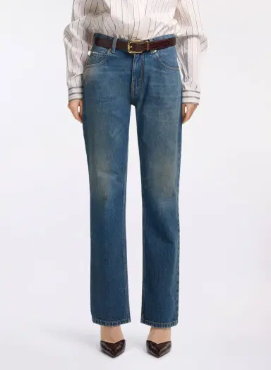 Elie Saab Denim Pants | Thumbnail 3 Elie Saab Denim Pants | Thumbnail 3
