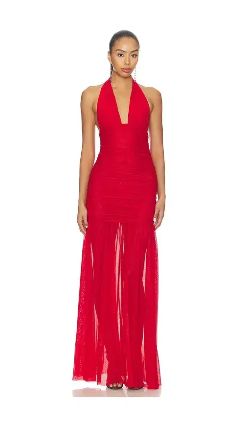 SEROYA Teghan Mesh Dress