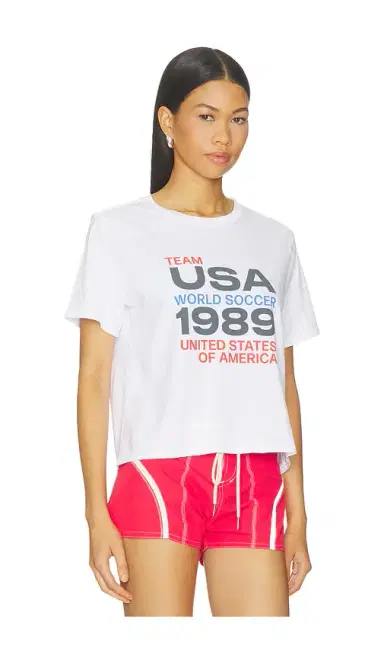 Sunny Somewhere Team Usa World Soccer Tee | Thumbnail 2