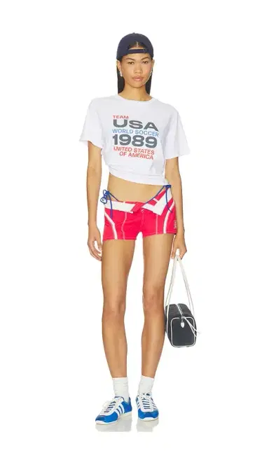 Sunny Somewhere Team Usa World Soccer Tee | Thumbnail 4