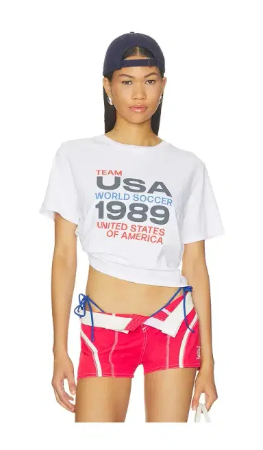 Sunny Somewhere Team Usa World Soccer Tee | Thumbnail 1