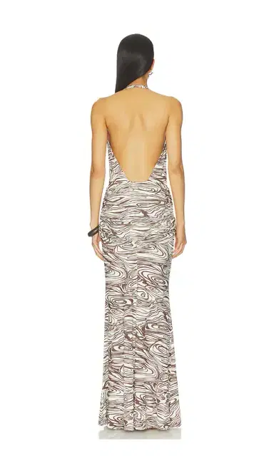 Amanda Uprichard Breana Maxi Dress | Thumbnail 3