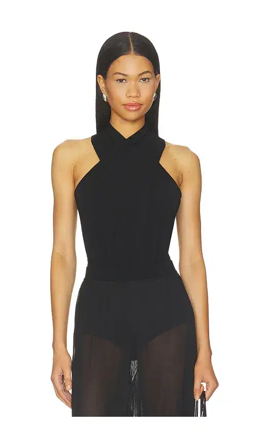 SIMKHAI Juno Halter Bodysuit