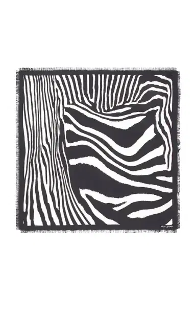 Nili Lotan Zebra Twill Scarf | Thumbnail 2