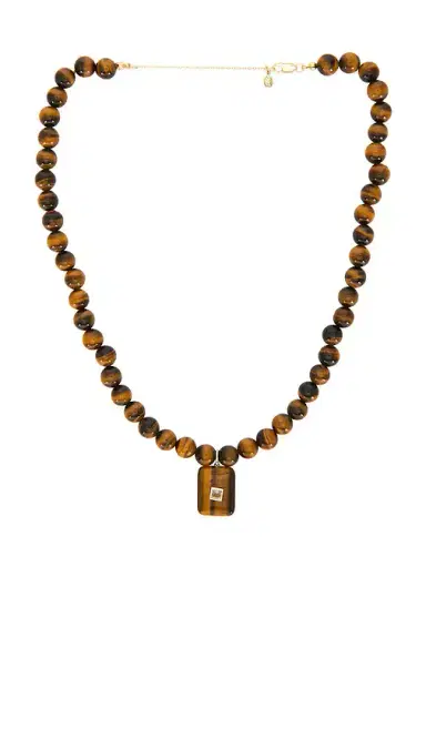 Shashi Gemstone Tiger Eye Pendant Necklace | Thumbnail 1