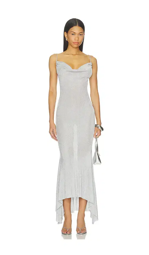 GUIZIO Elsie Cowl Neck Dress