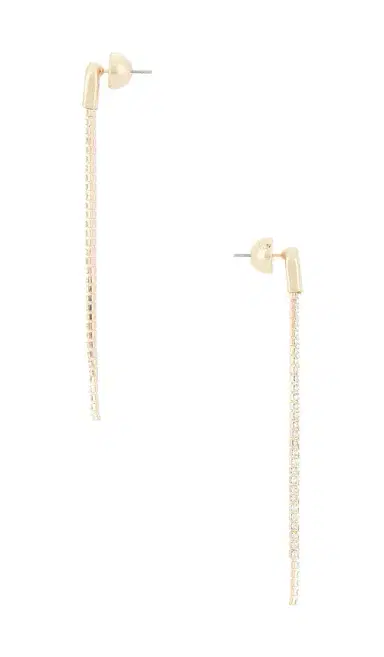 Ettika Double Chain Drop Earrings | Thumbnail 2