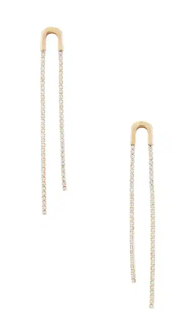 Ettika Double Chain Drop Earrings | Thumbnail 1