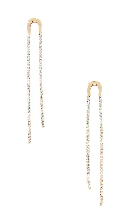 Double Chain Drop Earrings