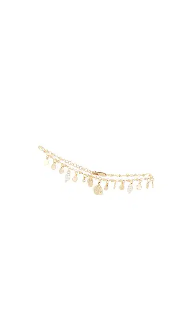 Ettika Let's Go Coastal 18k Gold Plated Anklet | Thumbnail 1