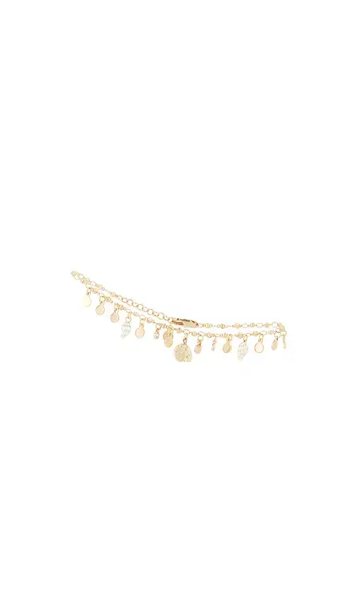 Let's Go Coastal 18k Gold Plated Anklet