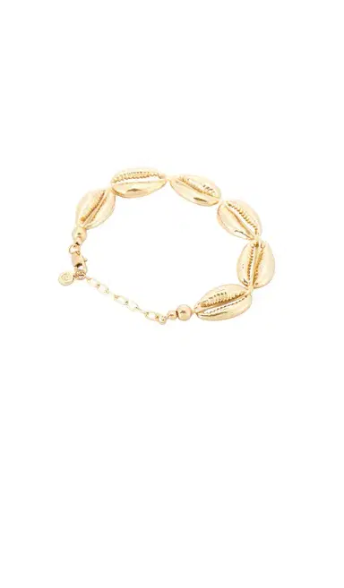 Ettika Seven Seas Shell 18k Gold Pated Shell Bracelet | Thumbnail 3