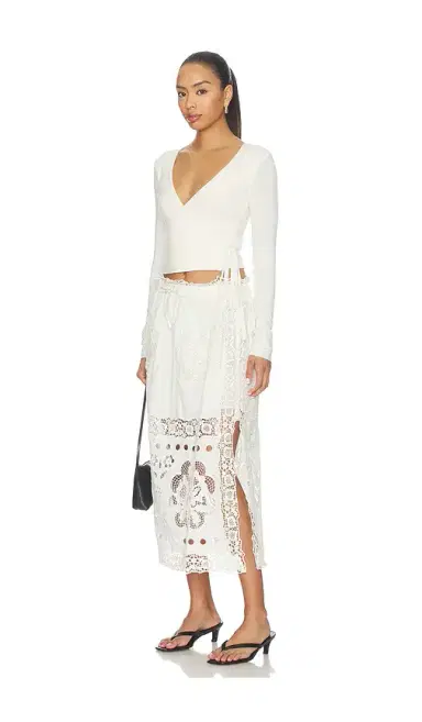 Sea Gardener Embroided Skirt | Thumbnail 6 Sea Gardener Embroided Skirt | Thumbnail 6
