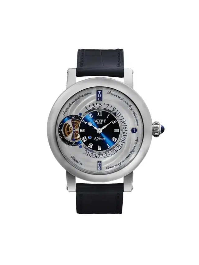 Bovet Récital 21 Limited Edition Hand-Wound Perpetual Calendar Titanium Watch, Ref. R210002 - Men