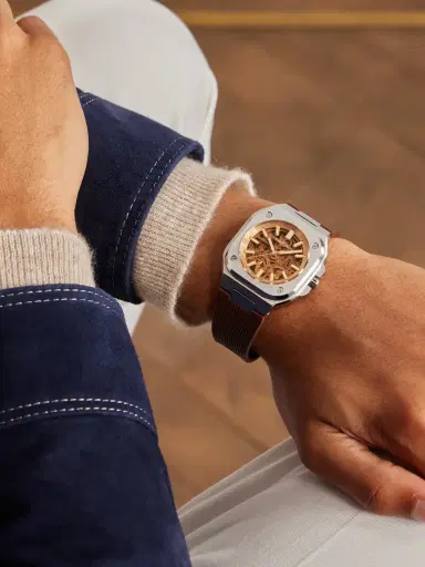 Bell & Ross BR 05 Skeleton Gold Automatic Stainless Steel Watch, Ref. BR05A-CH-SKST/SRB - Men | Thumbnail 2