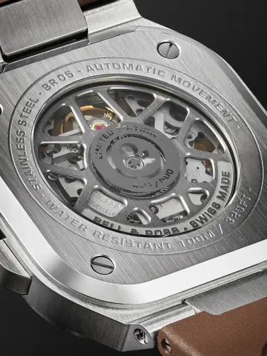 Bell & Ross BR 05 Skeleton Gold Automatic Stainless Steel Watch, Ref. BR05A-CH-SKST/SRB - Men | Thumbnail 3
