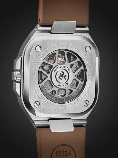 Bell & Ross BR 05 Skeleton Gold Automatic Stainless Steel Watch, Ref. BR05A-CH-SKST/SRB - Men | Thumbnail 5