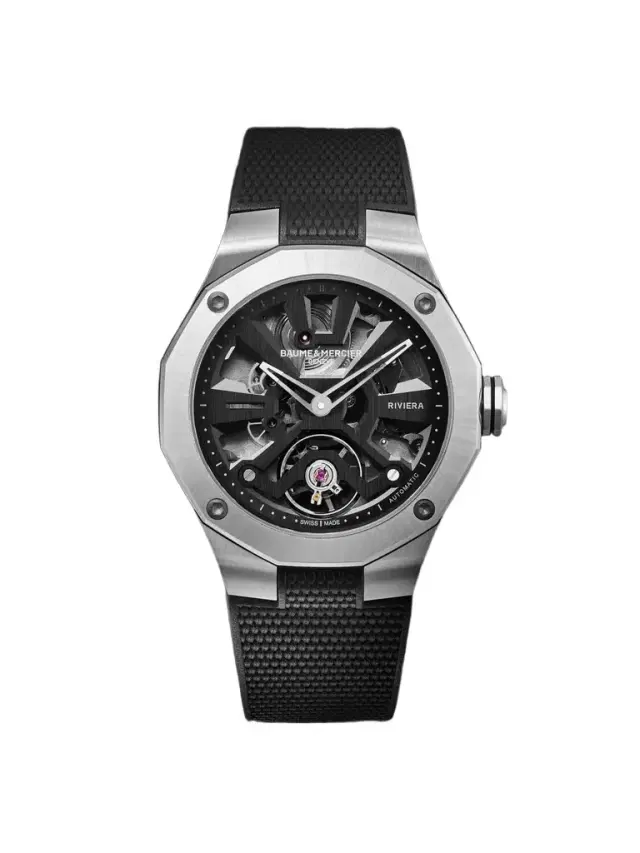 Baume & Mercier Riviera Automatic Skeleton Stainless Steel Watch, Ref. 10721 - Men