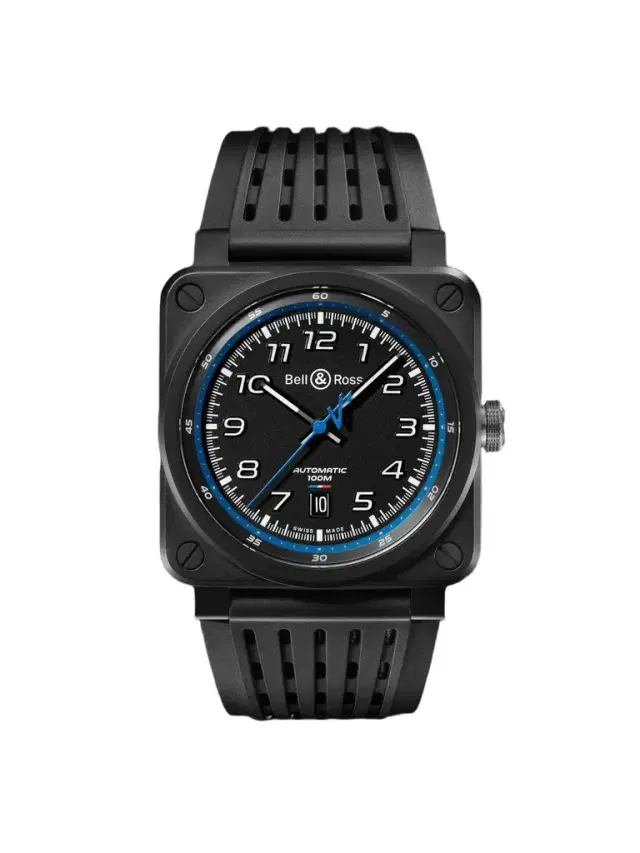 Bell & Ross BR 03-92 A522 Limited Edition Automatic Ceramic Watch, Ref. BR0392-A522-CE/SRB - Men