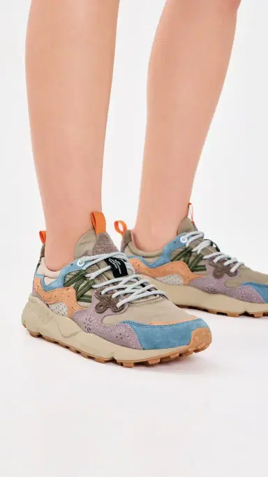 Flower Mountain Yamano 3 Sneakers Petrol Grey | Thumbnail 3 Flower Mountain Yamano 3 Sneakers Petrol Grey | Thumbnail 3
