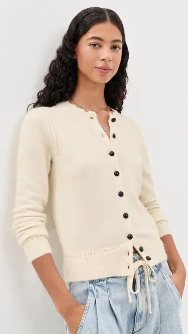 ISABEL MARANT ÉTOILE Naia Cardigan Ecru | Thumbnail 2