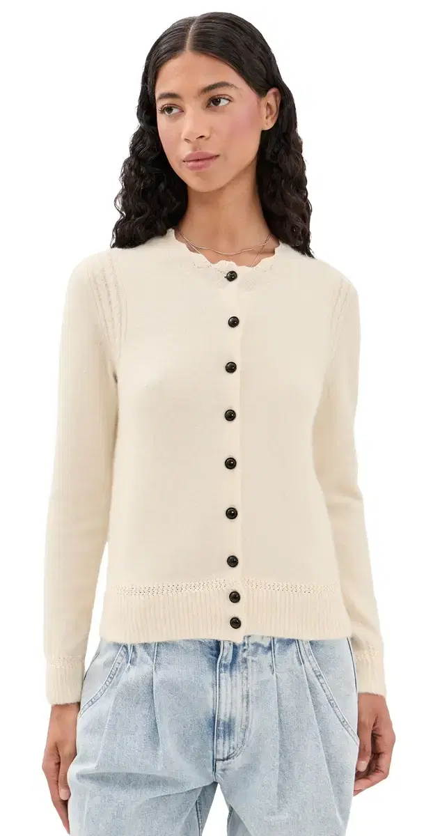Isabel Marant Étoile Naia Cardigan Ecru