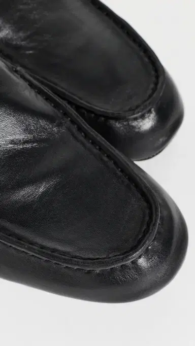 Mansur Gavriel Loafer Mules Black | Thumbnail 6