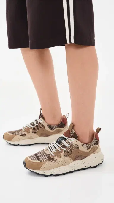 Flower Mountain Yamano 3 Sneakers Light Brown/Cream/Brown | Thumbnail 3 Flower Mountain Yamano 3 Sneakers Light Brown/Cream/Brown | Thumbnail 3
