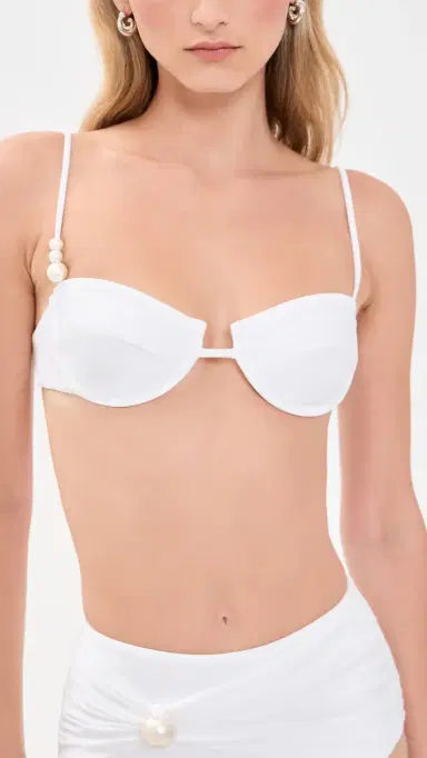 Bananhot Prima Pearl Bikini Top White L | Thumbnail 2 Bananhot Prima Pearl Bikini Top White L | Thumbnail 2