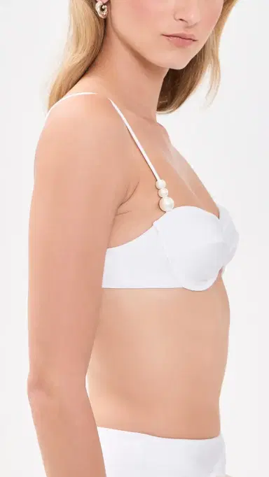 Bananhot Prima Pearl Bikini Top White L | Thumbnail 4 Bananhot Prima Pearl Bikini Top White L | Thumbnail 4