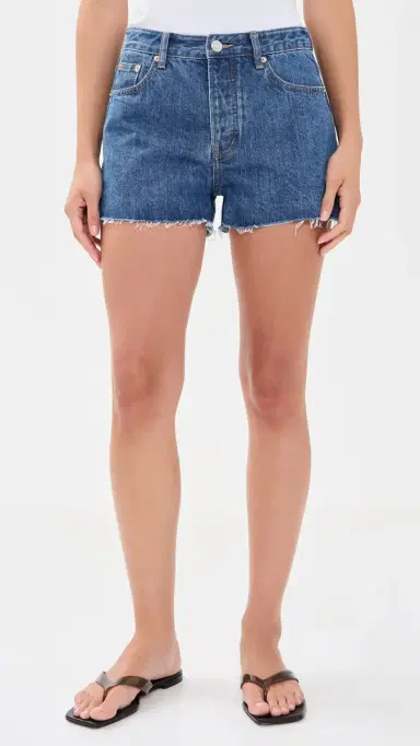 PARKE Cut Off Shorts Med Wash | Thumbnail 2