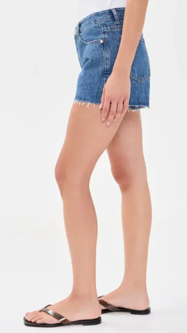 PARKE Cut Off Shorts Med Wash | Thumbnail 4
