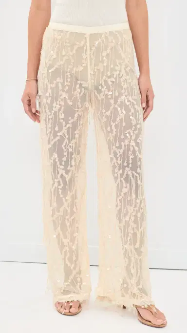 VRG GRL Sia Sequin Pants Cream | Thumbnail 2
