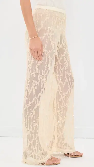 VRG GRL Sia Sequin Pants Cream | Thumbnail 4