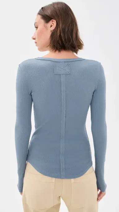 Free People Jamie Henley Tee Flint Stone L | Thumbnail 3