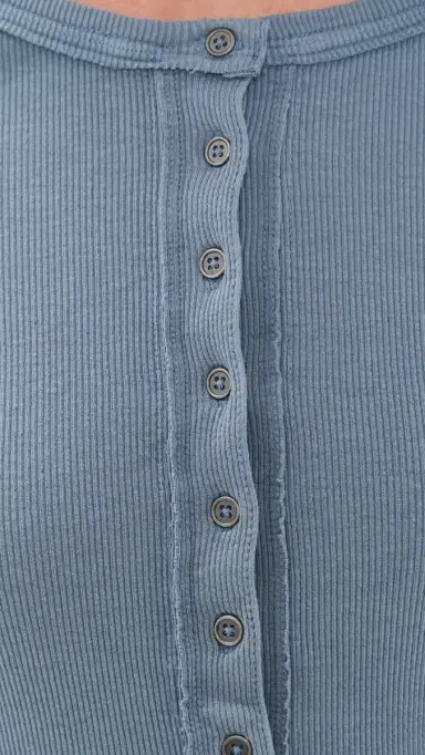 Free People Jamie Henley Tee Flint Stone L | Thumbnail 6
