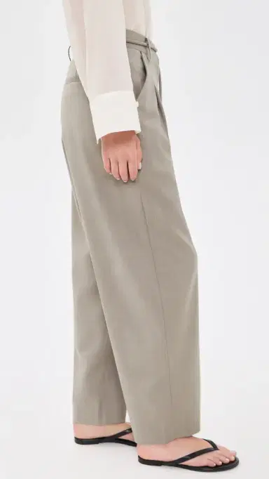 St. Agni Tailored Barrel Pants Light Taupe S | Thumbnail 4