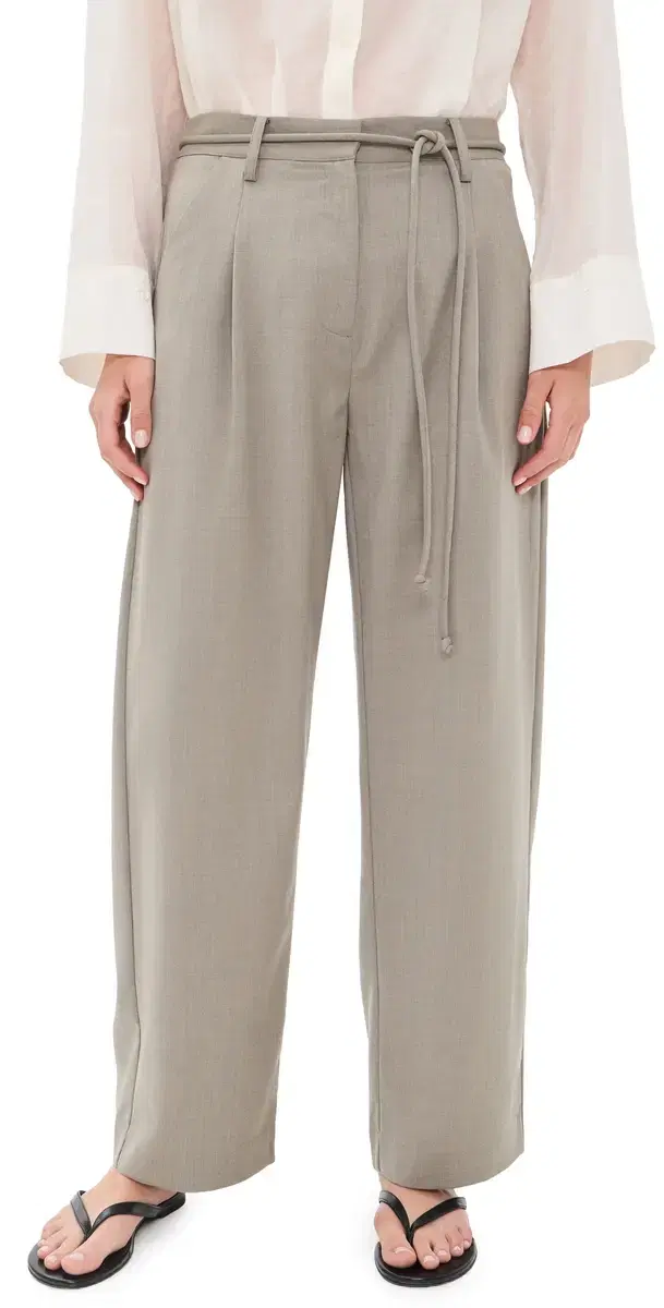St. Agni Tailored Barrel Pants ight Taupe