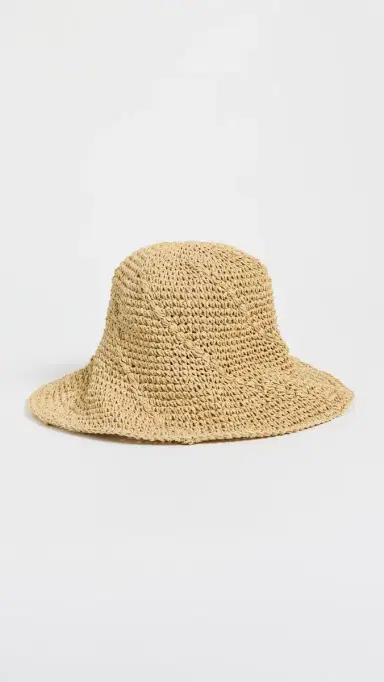 Rachel Comey Bubbi Straw Hat Corn One Size | Thumbnail 2