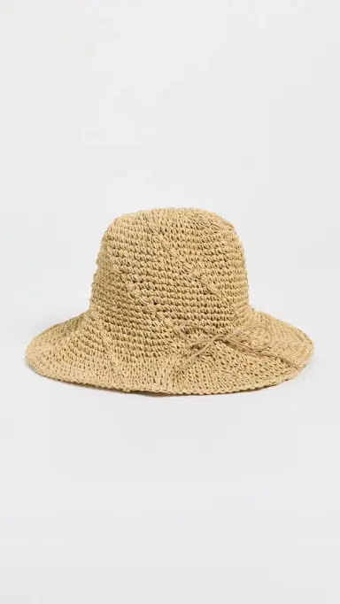 Rachel Comey Bubbi Straw Hat Corn One Size | Thumbnail 4