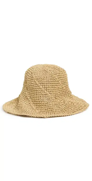 Rachel Comey Bubbi Straw Hat Corn One Size | Thumbnail 1